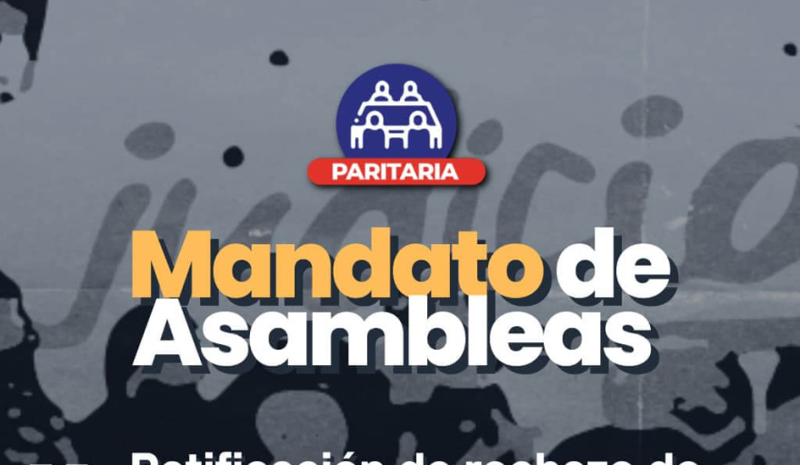 Las Asambleas departamentales ratificaron el rechazo y mandataron realizar un paro de actividades con Gremios estatales